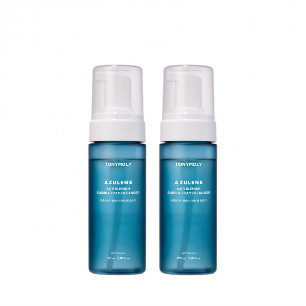 Azulene Anti Blemish Bubble Foam Cleanser 2pcs Bundle