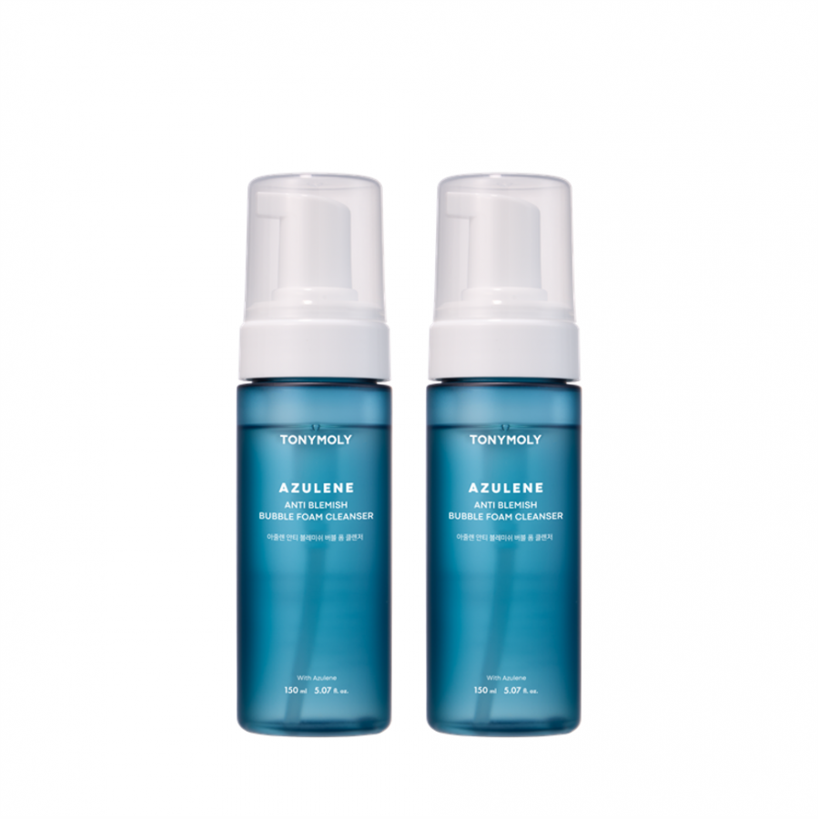 Azulene Anti Blemish Bubble Foam Cleanser 2pcs Bundle