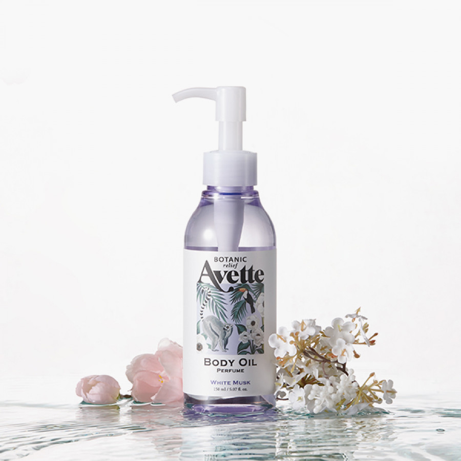 Avette Botanic Relief White Musk Perfume Body Oil