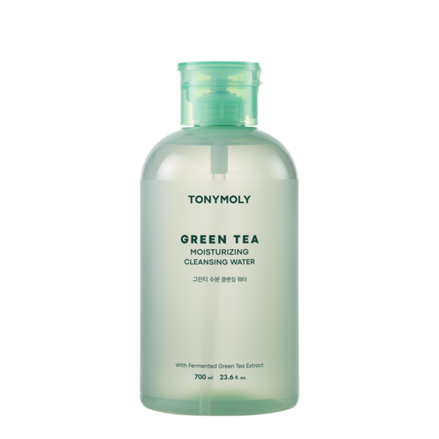Green Tea Moisturizing Cleansing Water 700ml [Large Size]
