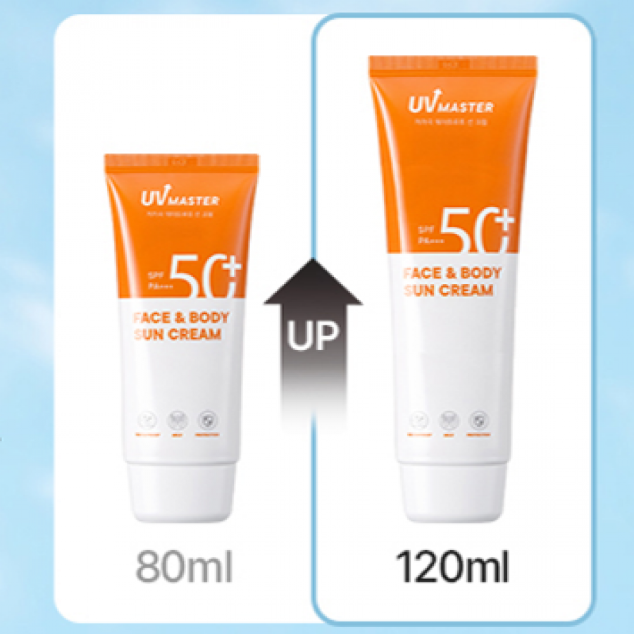 [1+1][Size Up] UV Master Face & Body Sun Cream 120ml