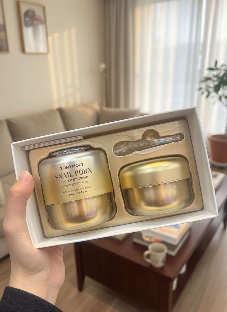 Snail PDRN Recovery Cream & Refill Special Set | TONYMOLY