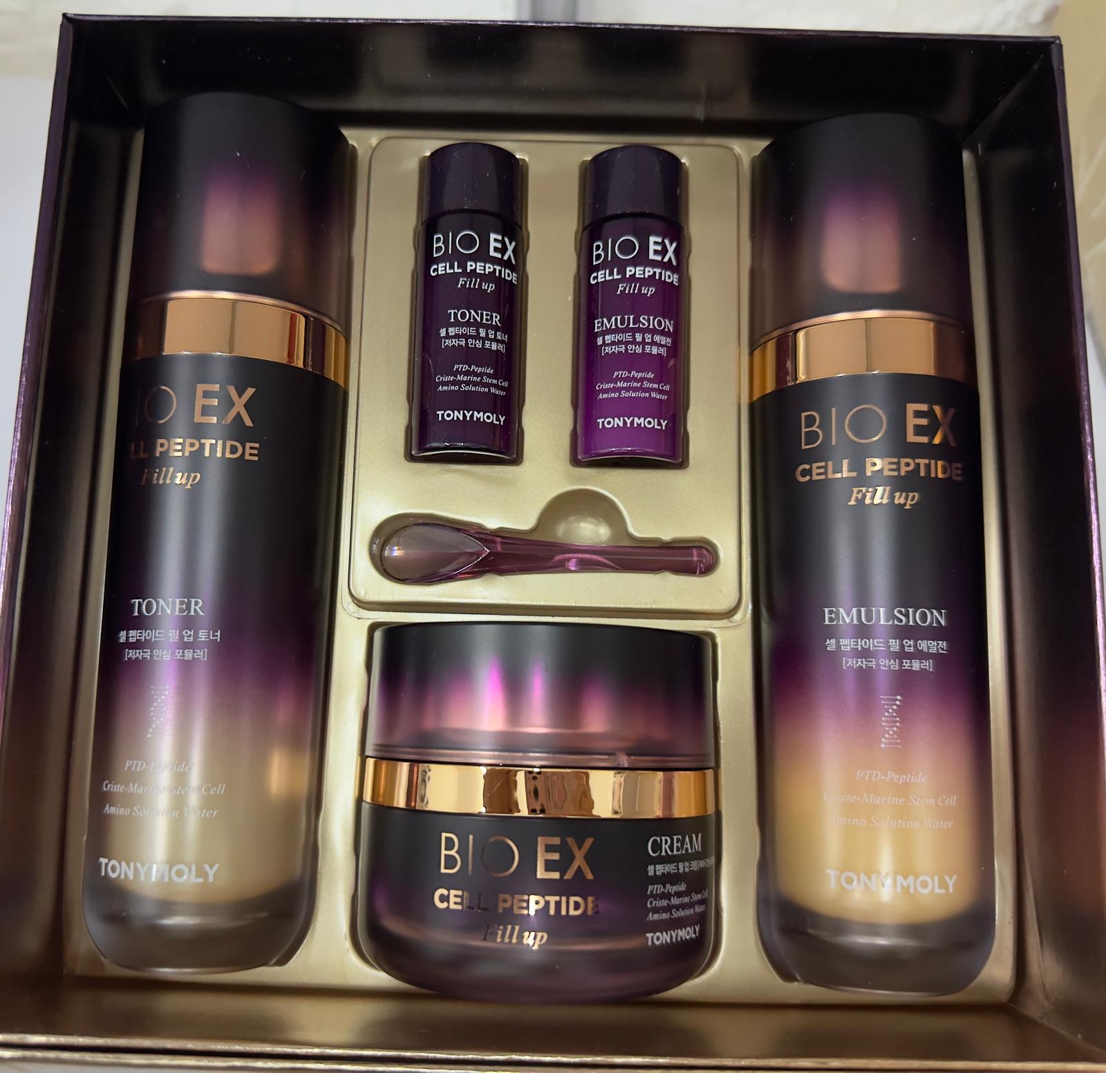 BIO EX Cell Peptide Fill Up Skincare 3 Set | TONYMOLY