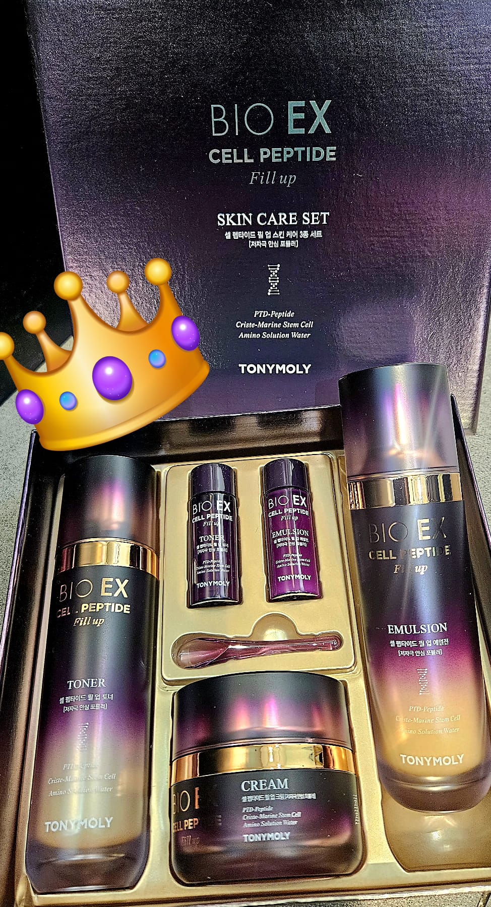 BIO EX Cell Peptide Fill Up Skincare 3 Set | TONYMOLY