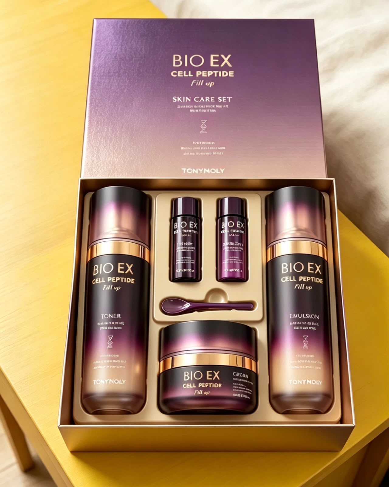 BIO EX Cell Peptide Fill Up Skincare 3 Set | TONYMOLY