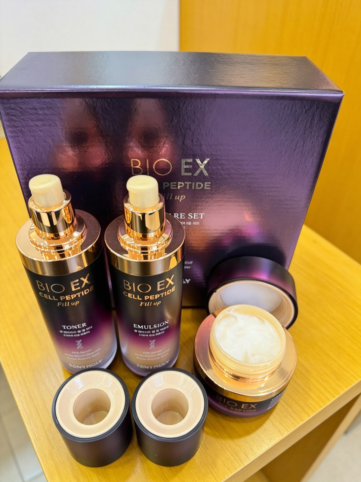 BIO EX Cell Peptide Fill Up Skincare 3 Set | TONYMOLY